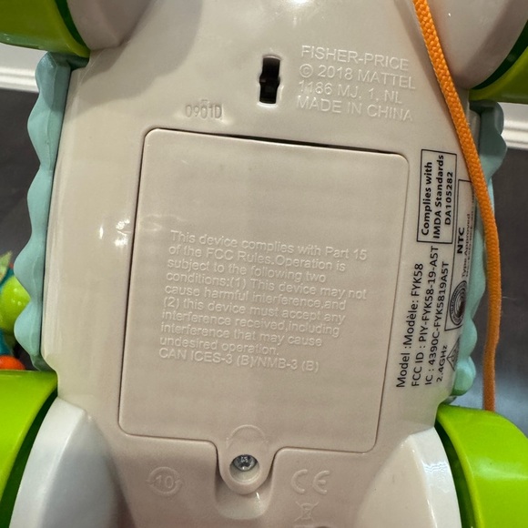 Fisher-Price Baby/Toddler Blue Hedgehog Electeonic Learning Toy Pull Car - Picture 7 of 7